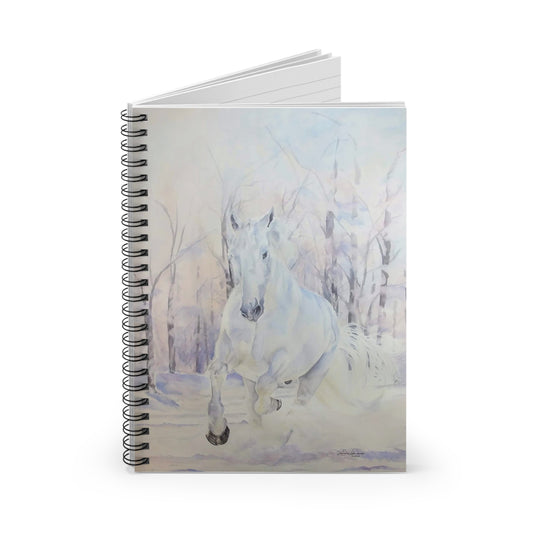 "The White Warrior" Spiral Notebook - Ruled Line