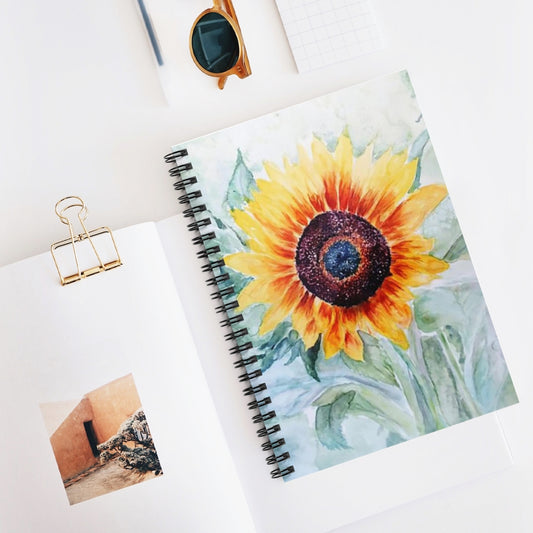 "Sunny Days Again" Spiral Notebook - Ruled Line