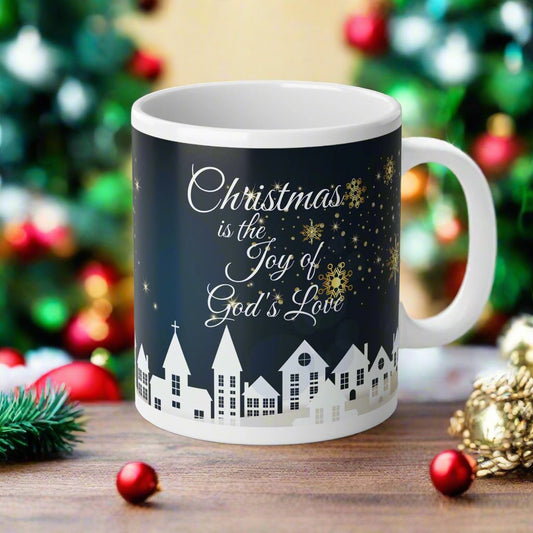 'Christmas is the Joy of God's Love II' Jumbo Mug