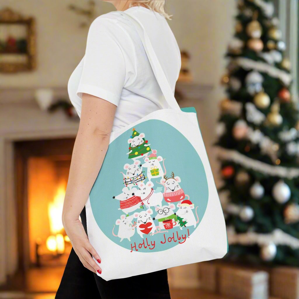 "Holly Jolly" Tote Bag