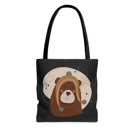 Barely There Bear Christmas Tote Bag