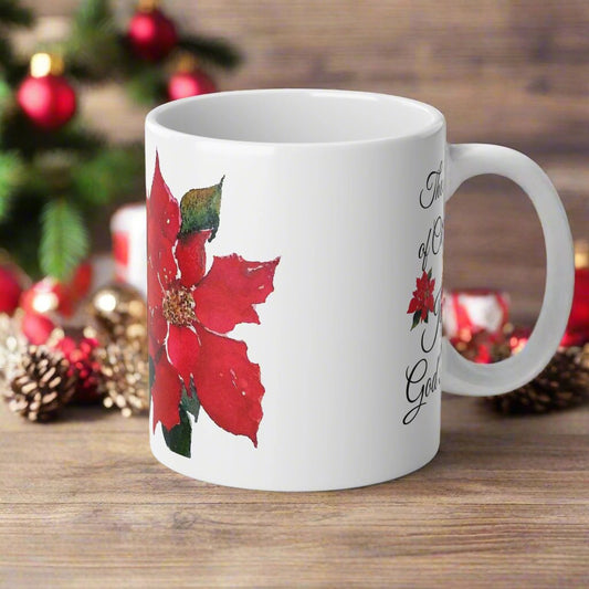 'The Joy of God's Love'  20oz Ceramic Mug with Easy-Grip Handle