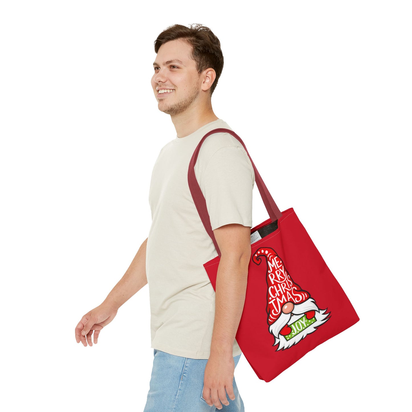 Merry Christmas Gnome Gang "Santizizzle Pa" Tote Bag