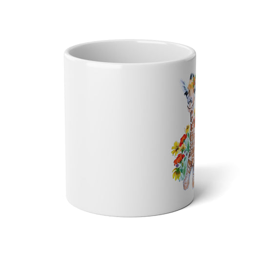 "Gia Giraffe"  Jumbo Mug, 20oz