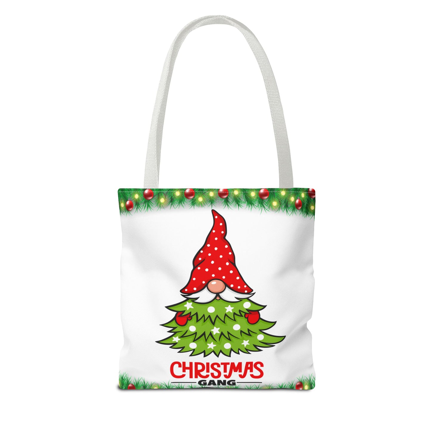 Merry Christmas Gnome Gang "Santizizzle Pa" Tote Bag