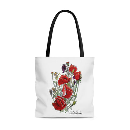 "Morning Reds" Tote Bag