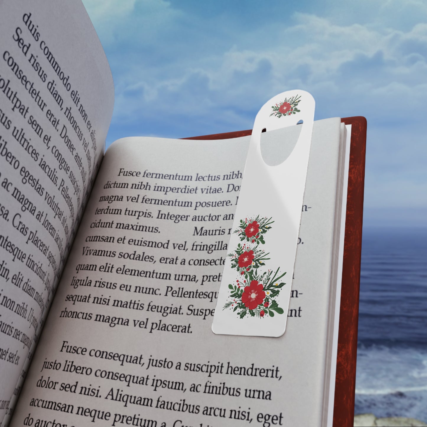 Pua Kalikimaka Bookmark- Personalized Gift for Bookworms