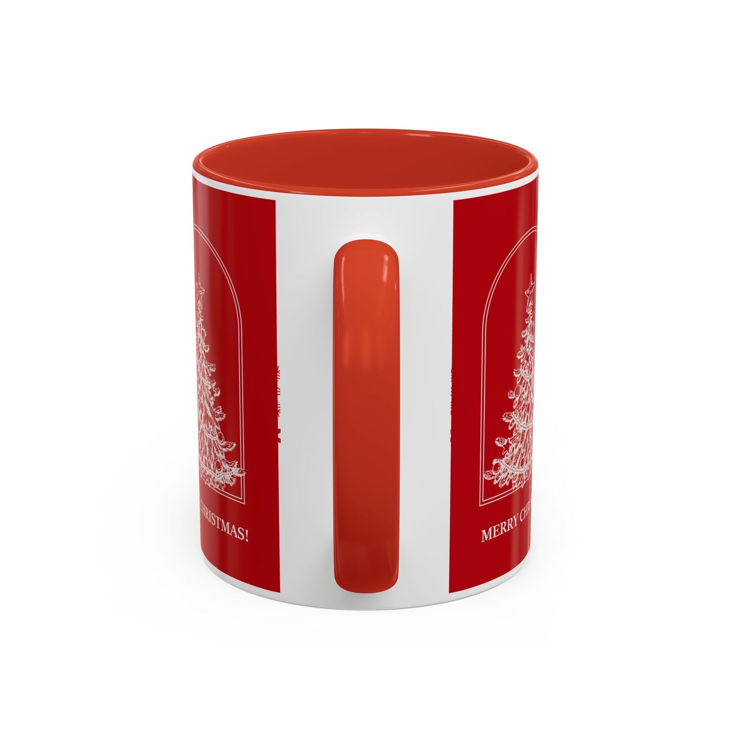 "Merry Christmas" Accent Coffee Mug (11, 15oz)