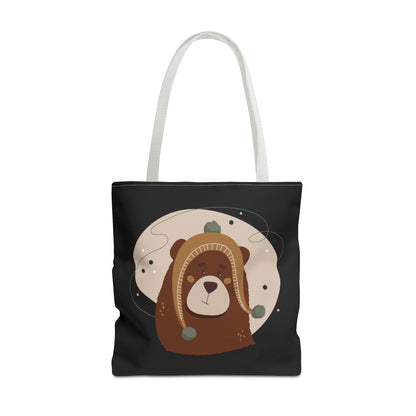 Barely There Bear Christmas Tote Bag