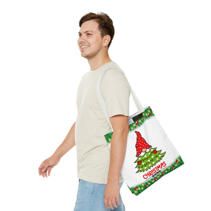 Merry Christmas Gnome Gang "Santizizzle Pa" Tote Bag