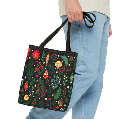 Christmas Patchwork Tote Bag