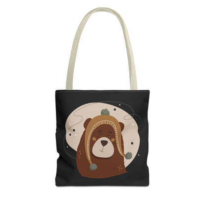 Barely There Bear Christmas Tote Bag