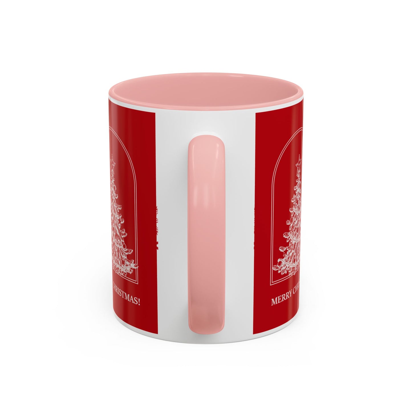 "Merry Christmas" Accent Coffee Mug (11, 15oz)