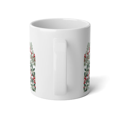 'Holly & the Ivy'  20oz Ceramic Mug with Easy-Grip Handle