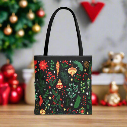 Christmas Patchwork Tote Bag