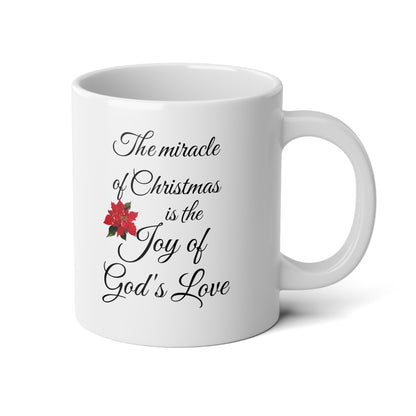 'The Joy of God's Love'  20oz Ceramic Mug with Easy-Grip Handle