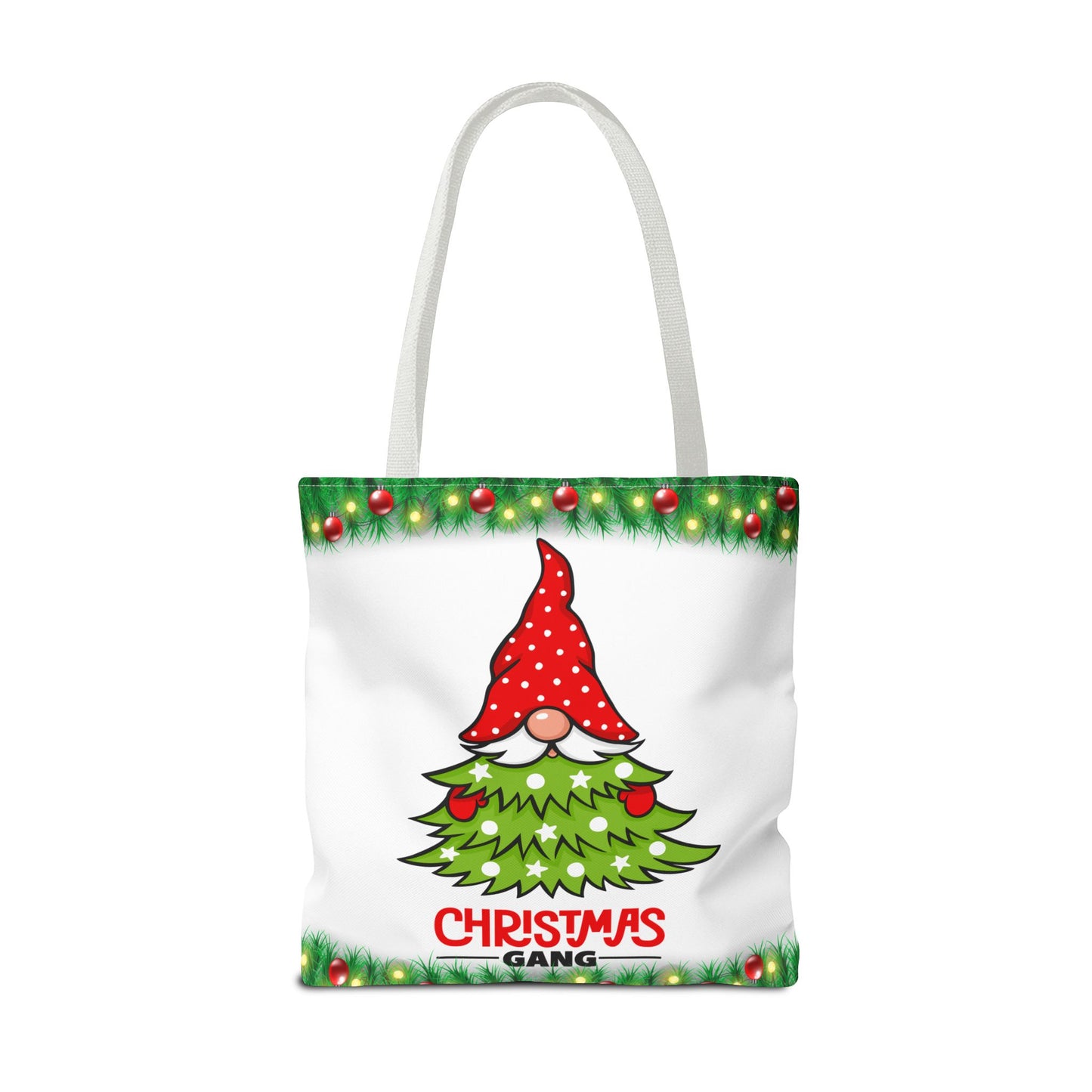 Merry Christmas Gnome Gang "Santizizzle Pa" Tote Bag