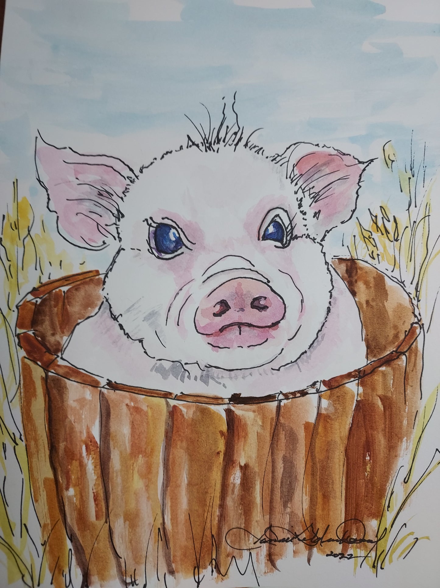 Percy Piggy: Art Print