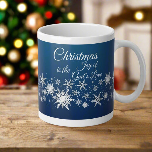 'Christmas is the Joy of God's Love II'  Jumbo Mug -