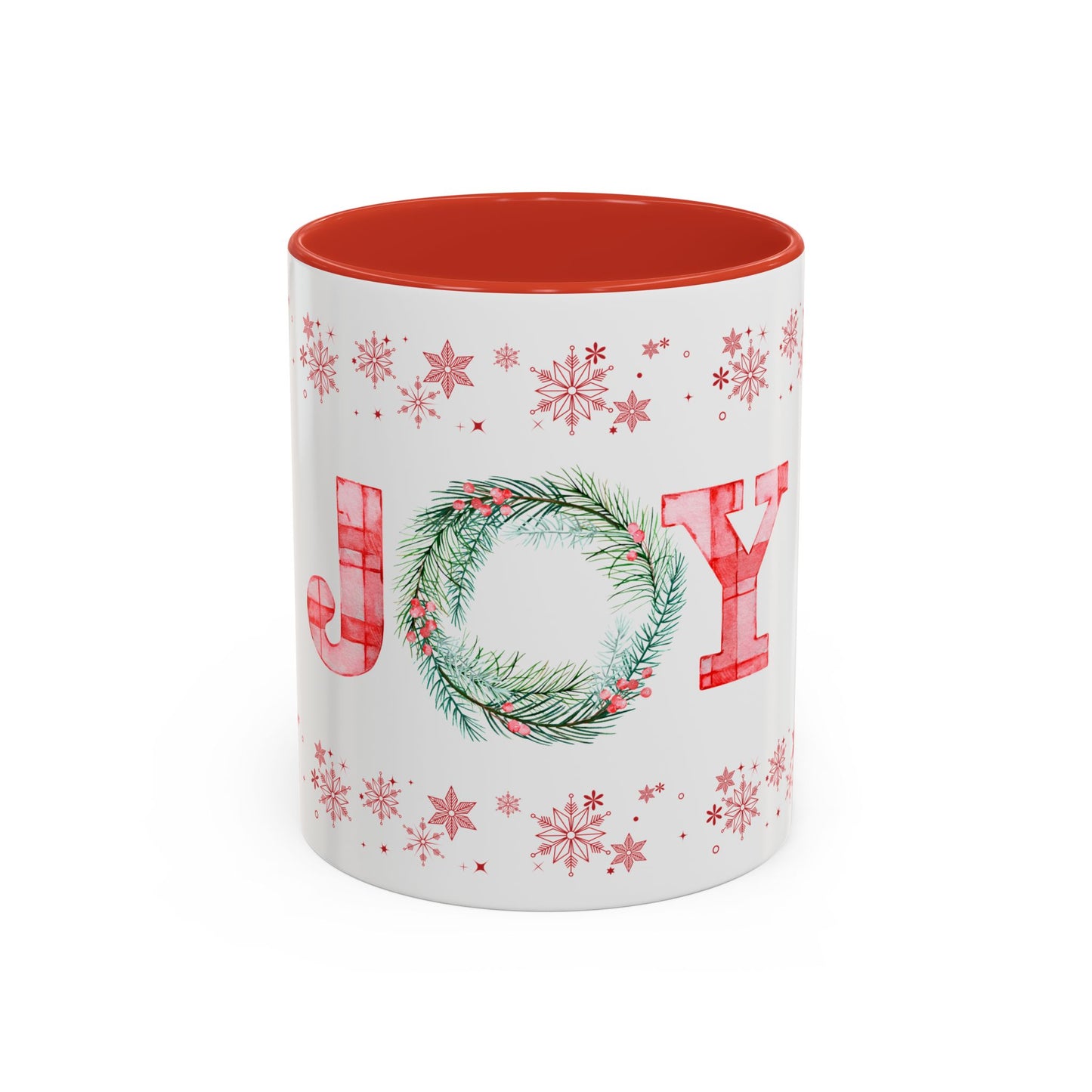 Mug - Gingham Print Joyful Cup