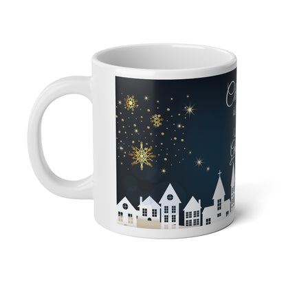 'Christmas is the Joy of God's Love II'  20oz Ceramic Mug with Easy-Grip Handle