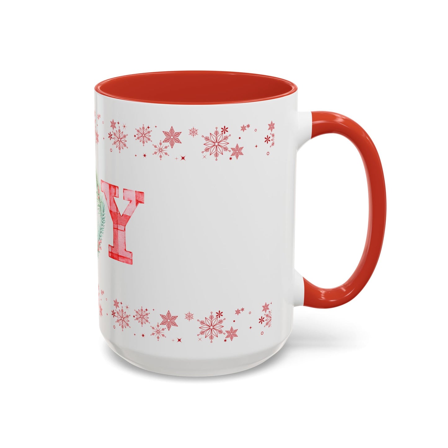 Mug - Gingham Print Joyful Cup