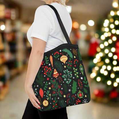 Christmas Patchwork Tote Bag