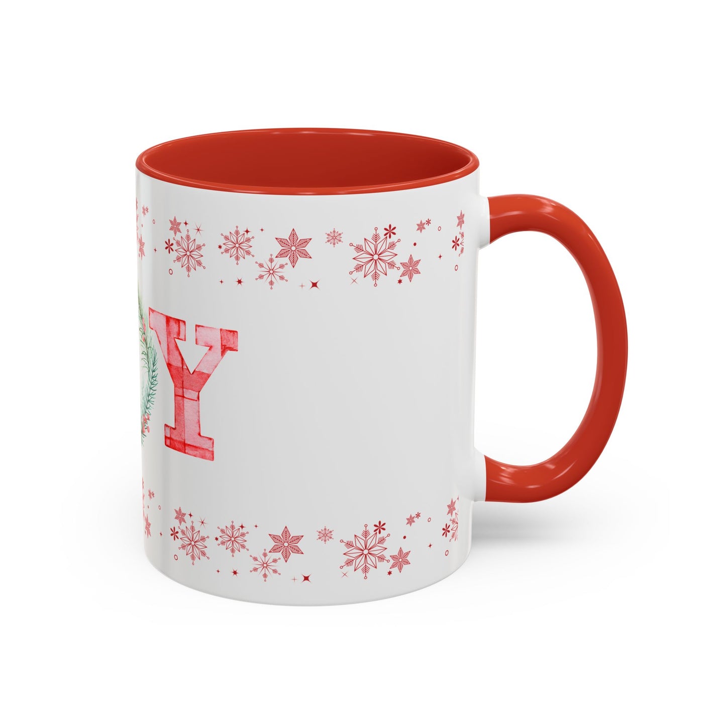 Mug - Gingham Print Joyful Cup