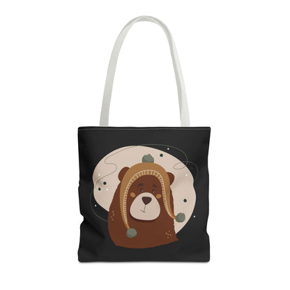 Barely There Bear Christmas Tote Bag