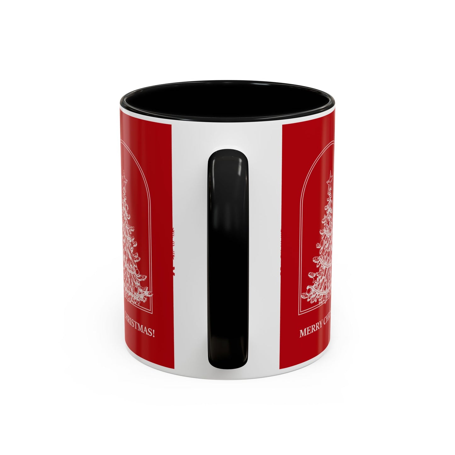 "Merry Christmas" Accent Coffee Mug (11, 15oz)