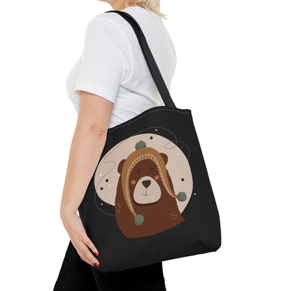 Barely There Bear Christmas Tote Bag