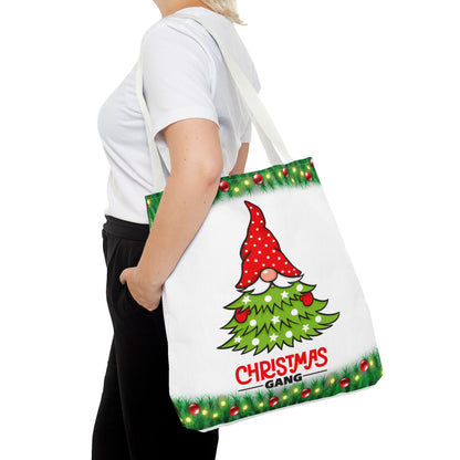 Merry Christmas Gnome Gang "Santizizzle Pa" Tote Bag