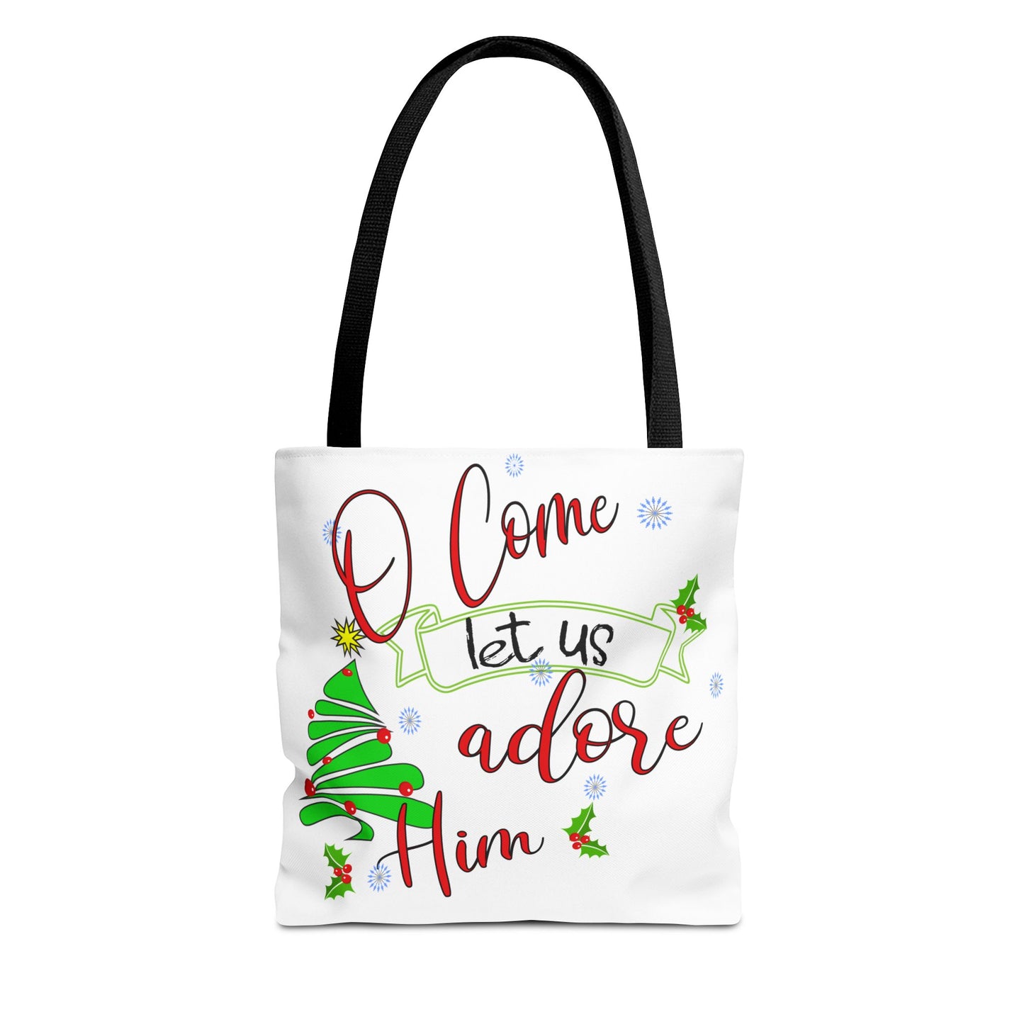 Oh Come Let Us Adore Him Tote Bag