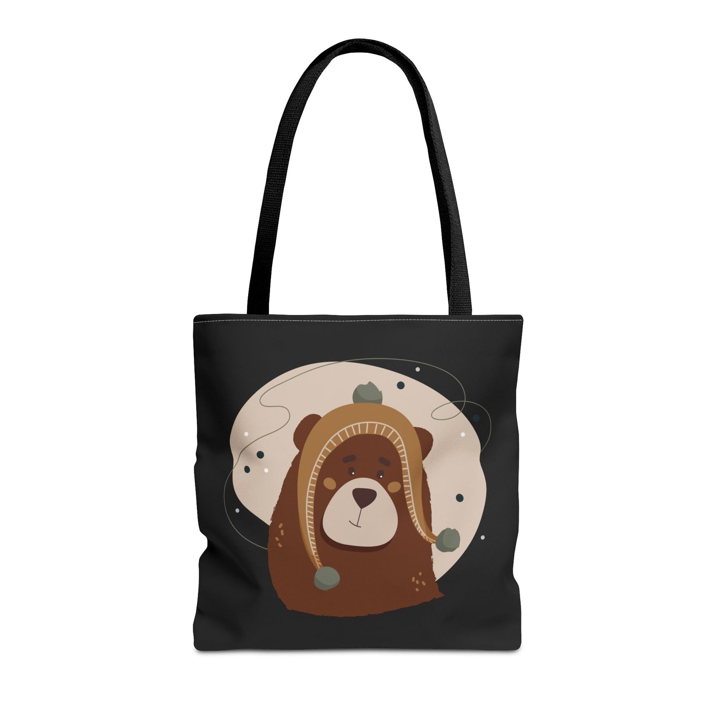 Barely There Bear Christmas Tote Bag