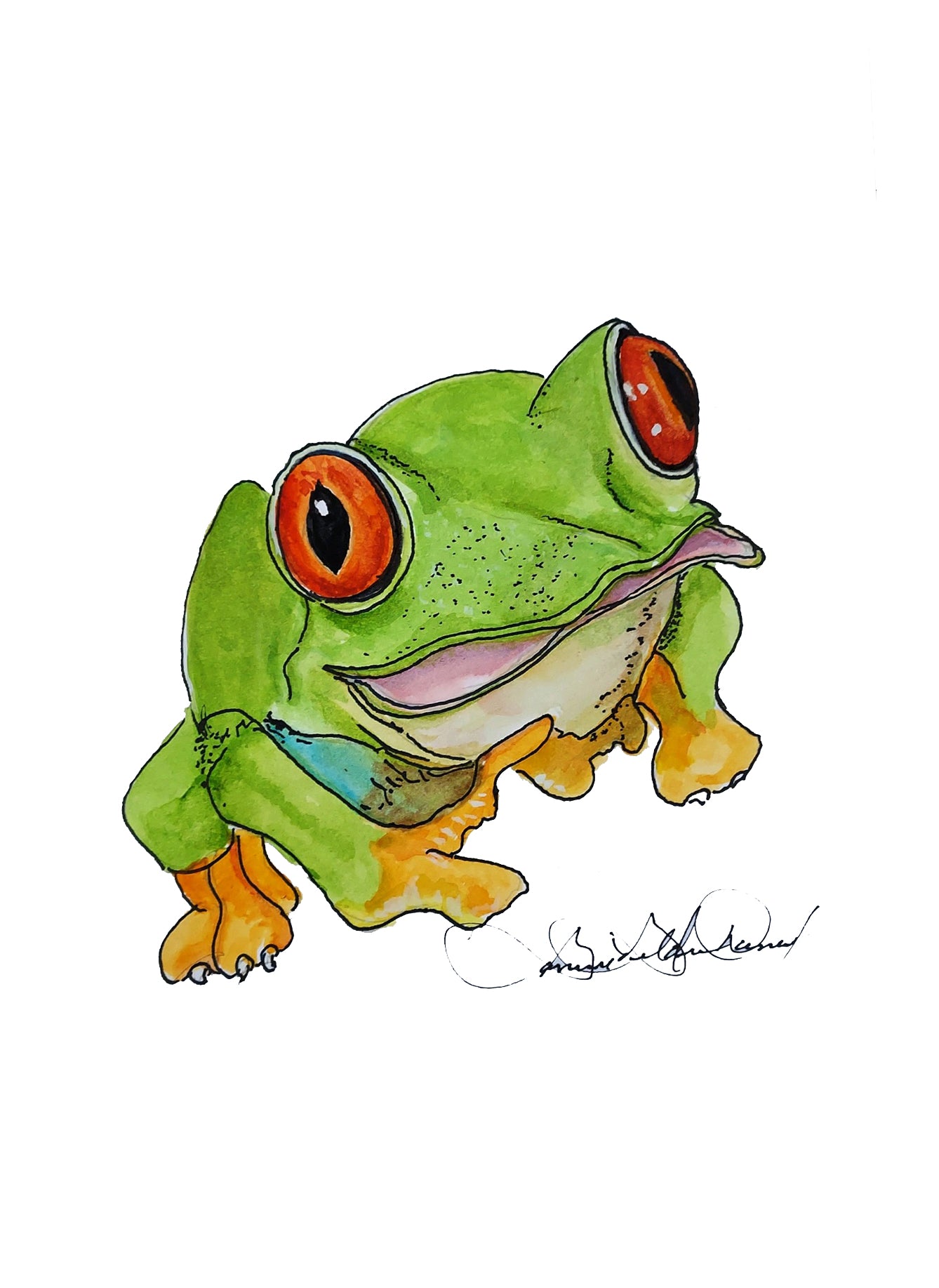 Freddy Frog: Art Print