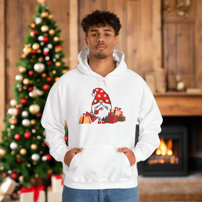 Merry Christmas Gnome Gang "Giggleize Sweetzer"  Hooded Sweat Shirt