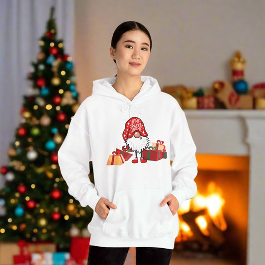 Merry Christmas Gnome Gang "Homiezizzle Sweetzer"  Hooded Sweat Shirt