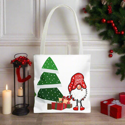 Merry Christmas Gnome Gang "Homiezizzle Sweetzer" Tote Bag