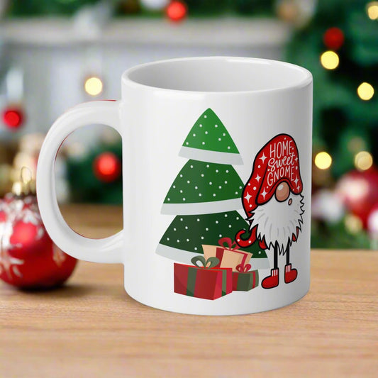 Merry Christmas Gnome Gang "Homiezizzle Sweetzer" 20oz Ceramic Mug