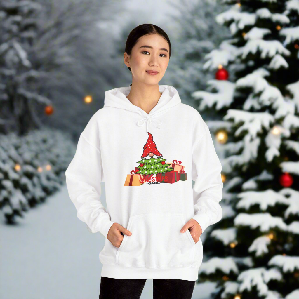 Merry Christmas Gnome Gang "Santizizzle Pa"  Hooded Sweat Shirt