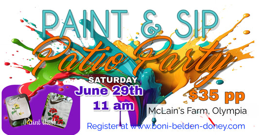 McLain's Paint & Sip on the Patio