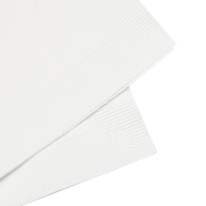 "God is Gracious" White Coined Napkins