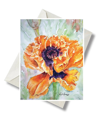 Orange Sherbet Notecard