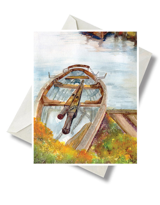 Rowin' on the River Notecard