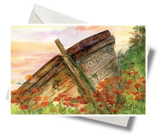 Strange Restful Places Notecard