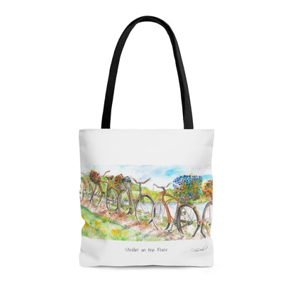 "Strollin' on the River" Tote Bag