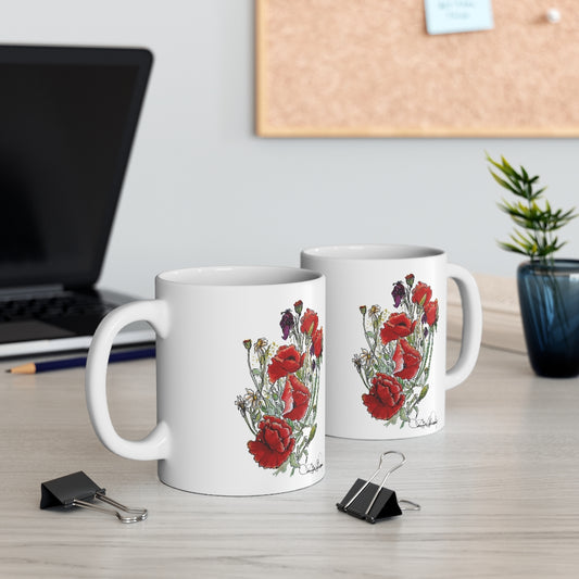 "Morning Reds" Mug