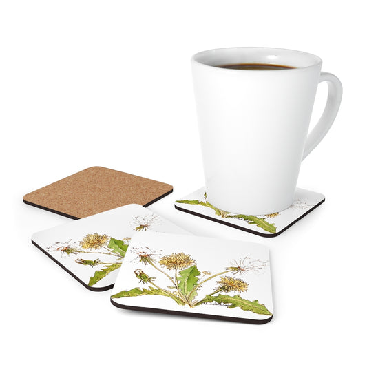 "Dandies" Corkwood Coaster Set